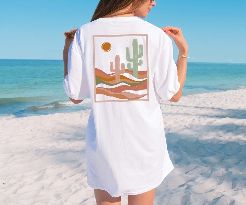 Desert Cactus Western Travel T-Shirt