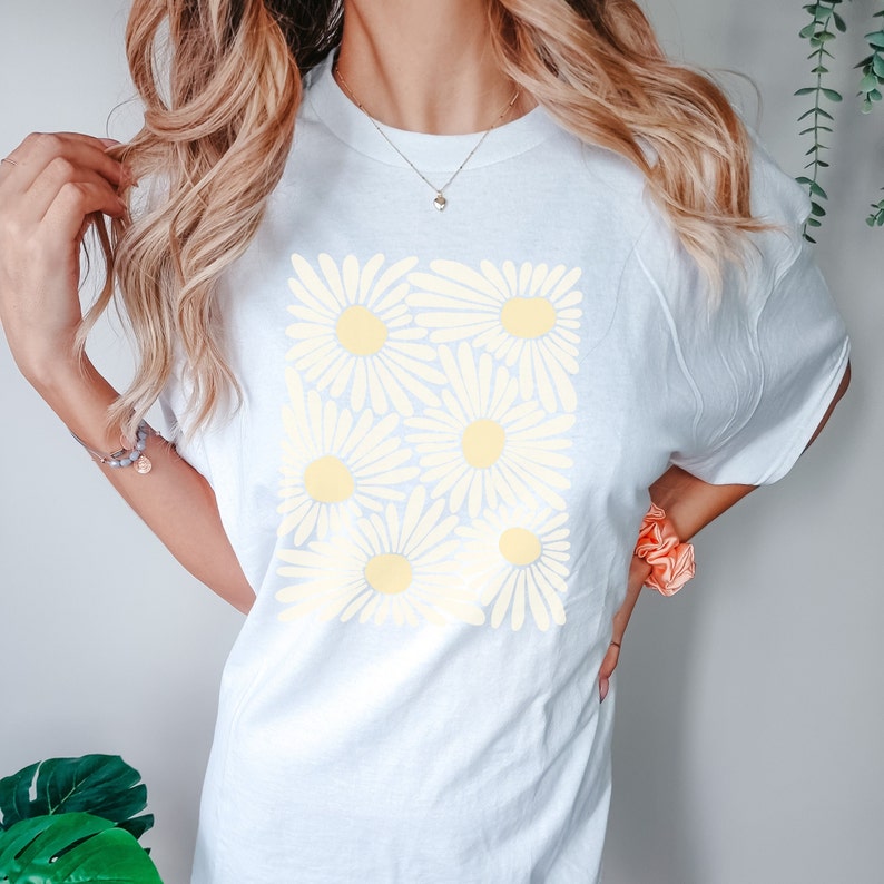 Boho Floral Comfort Colors T Shirt