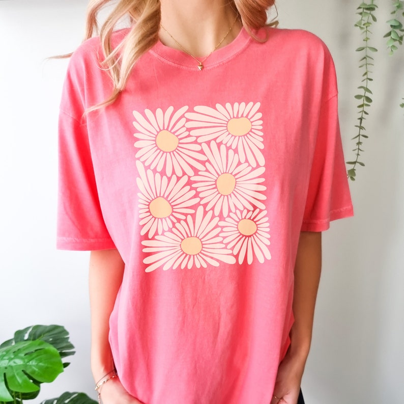 Boho Floral Confort Couleurs T-shirt