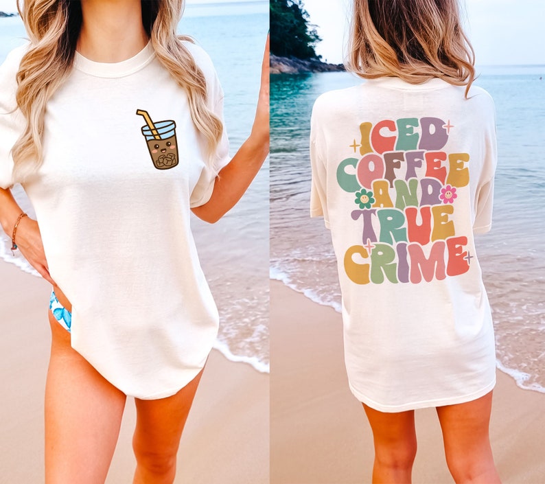Eiskaffee und True Crime Shirt 