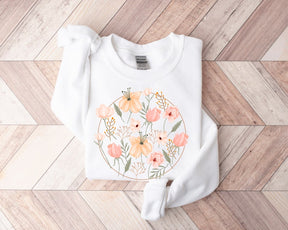 Women's Wildflower Sweatshirt Floral Lovers Gift