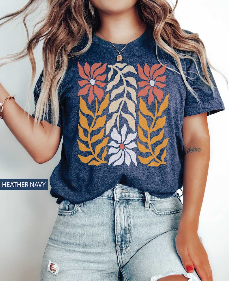 Chemise à fleurs Boho Wildflower T-Shirt