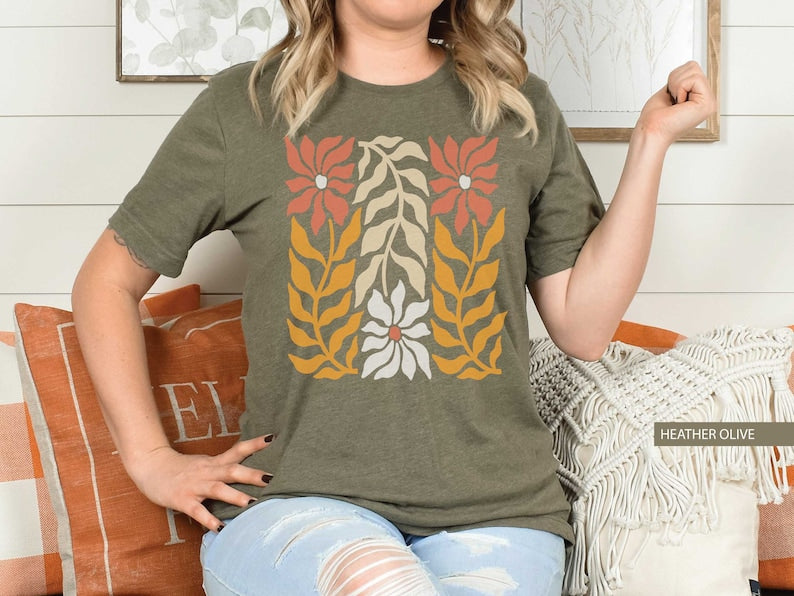 Chemise à fleurs Boho Wildflower T-Shirt