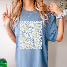 Boho Floral Comfort Colors T Shirt