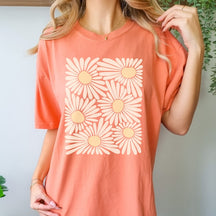 Boho Floral Comfort Colors T Shirt