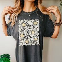 Boho Floral Comfort Colors T Shirt