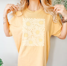 Boho Floral Comfort Colors T Shirt