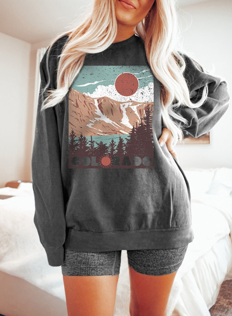 Colorado Sweatshirt Nature Lover Pull