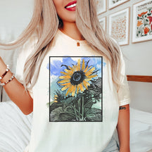 Tournesol Chemise Fleurs sauvages Nature T-shirt