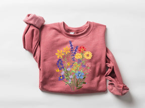 Women's Wildflower Sweatshirt Gifts for Her