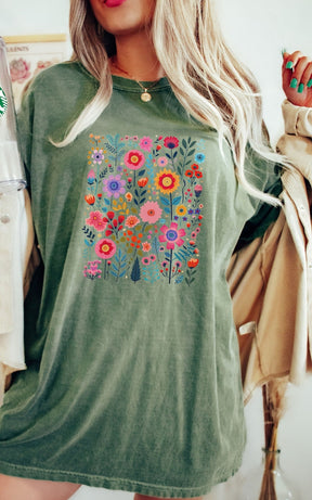 Valentine Floral Cute Wild Flower  T-Shirt