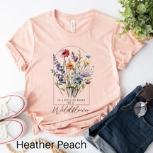 Wildflower Tshirt Botanical Floral Shirt