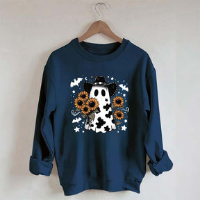 Western Halloween Cowboy Ghost Sweatshirt