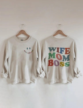 Frau Mama Boss Sweatshirt 