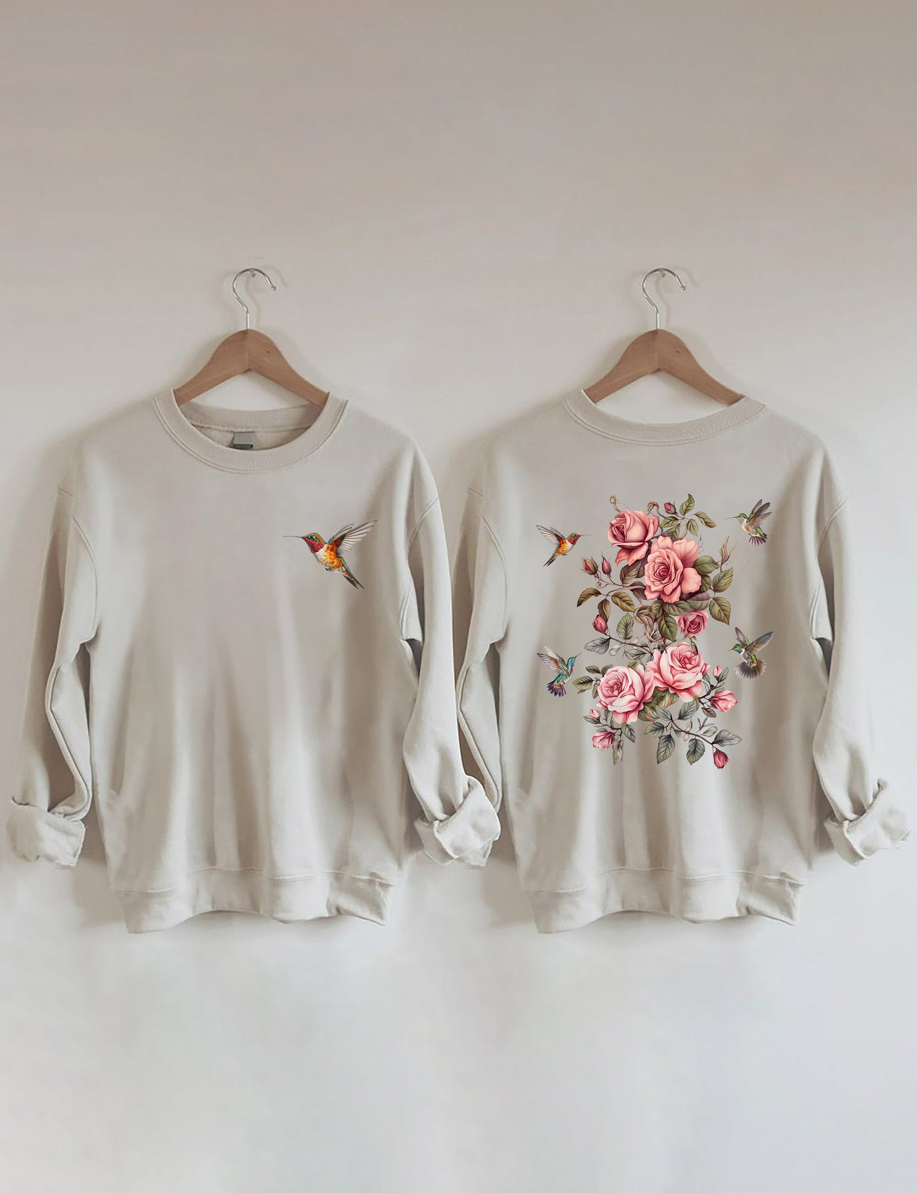 Wildflower And Bird Sweatshirt