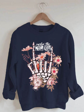 Rockin Cette maman vie Sweatshirt