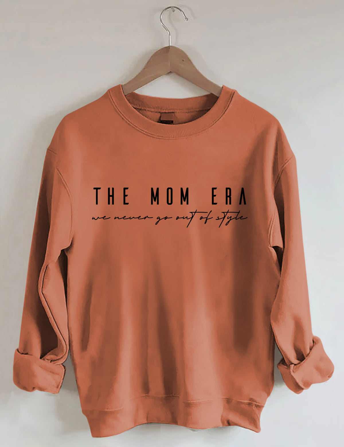 Das Mom-Ära-Sweatshirt kommt nie aus der Mode 