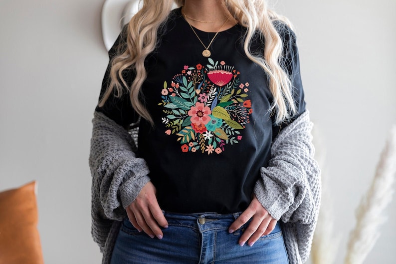 T-shirt imprimé floral