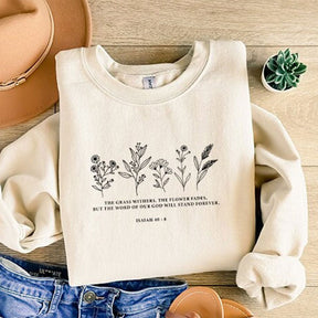 Wild Flowers Religious Gift Sweatshirt