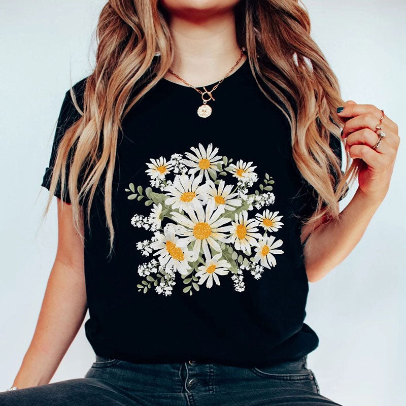 Daisy Wildflower Bouquet T-shirt