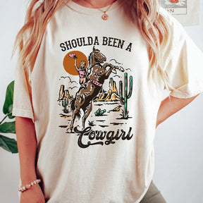 Cowgirl Western Graphic Rodeo T-Shirt