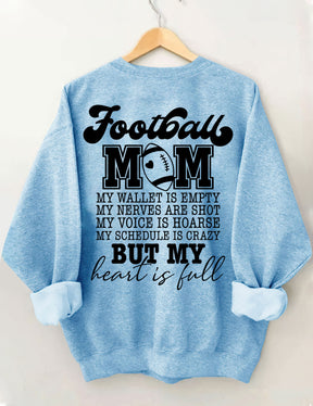 Football maman mon portefeuille est vide Sweatshirt