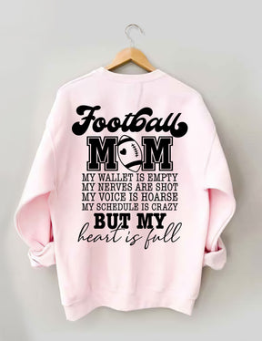 Football maman mon portefeuille est vide Sweatshirt