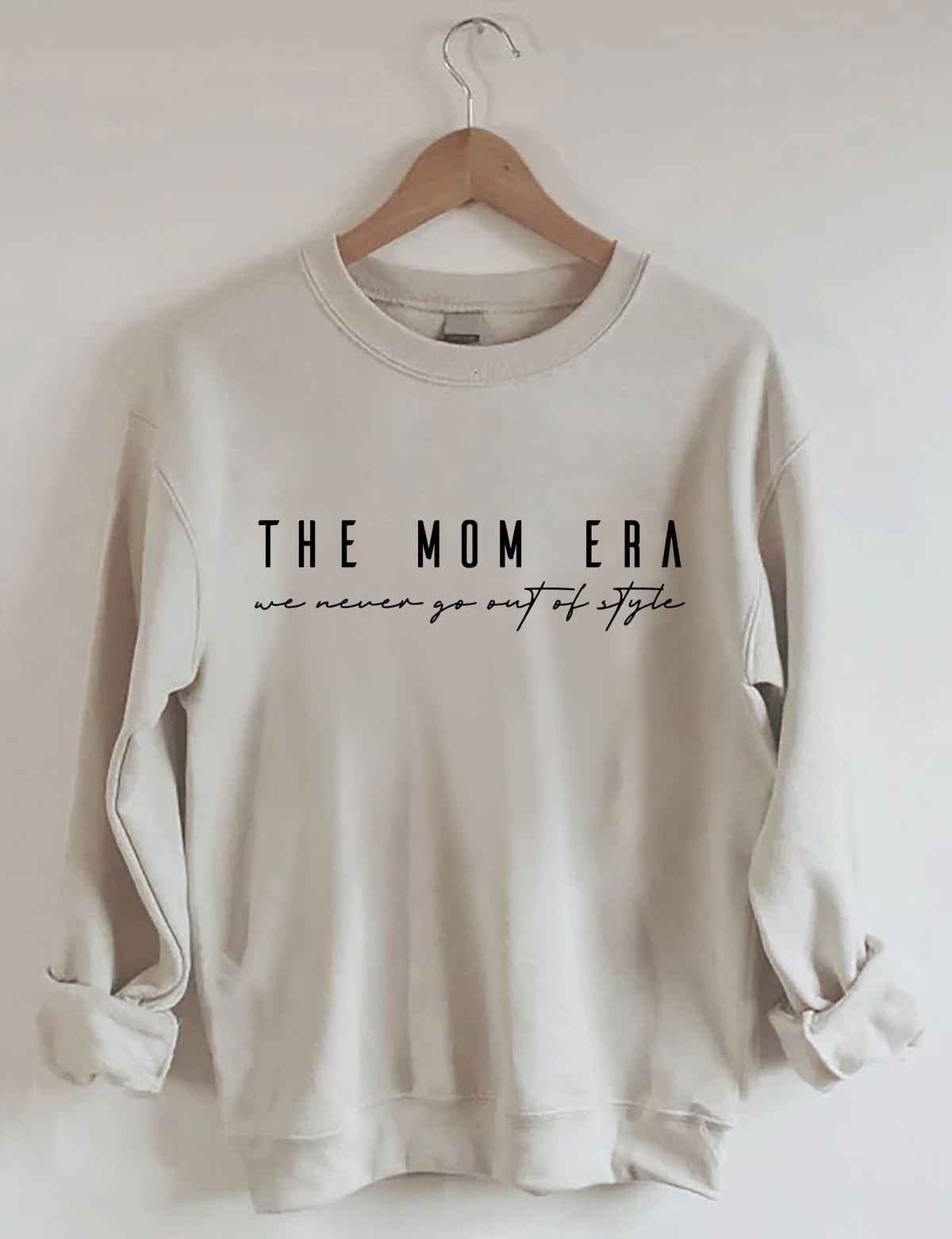 Das Mom-Ära-Sweatshirt kommt nie aus der Mode 