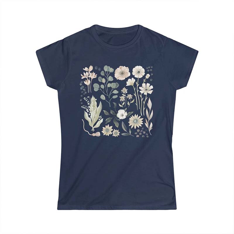 Forestcore Flowers Botanical T-Shirt