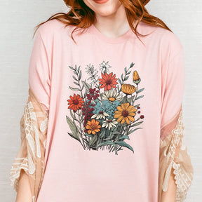 Wildflower Minimalist Gift T-shirt