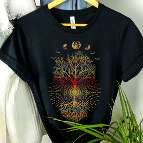 Moon Forest Tree Life T-Shirt