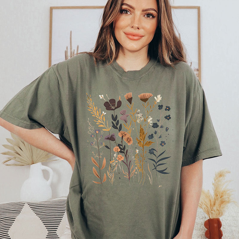 Floral Wildflower Lover T-shirt