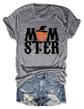 Momster Pumpkin Halloween T-Shirt Manches courtes