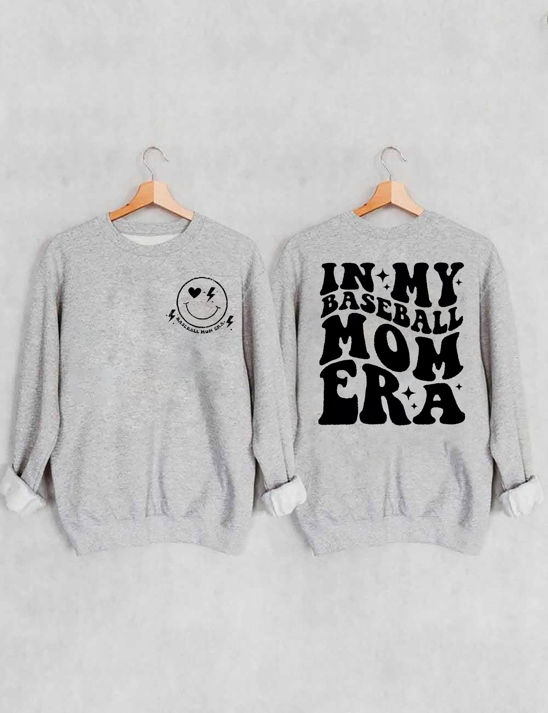 In meinem Baseball Mom Era Sweatshirt 