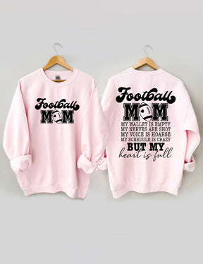 Football maman mon portefeuille est vide Sweatshirt