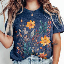 Wildflower Autumnal Gardening T-shirt