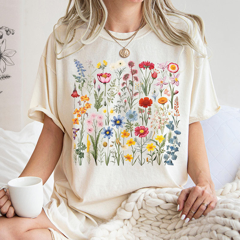 Wildflower Gardener Nature Gift T-Shirt