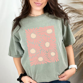 Daisy Flowers Floral T Shirt