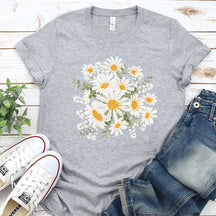 Daisy Wildflower Bouquet T-shirt