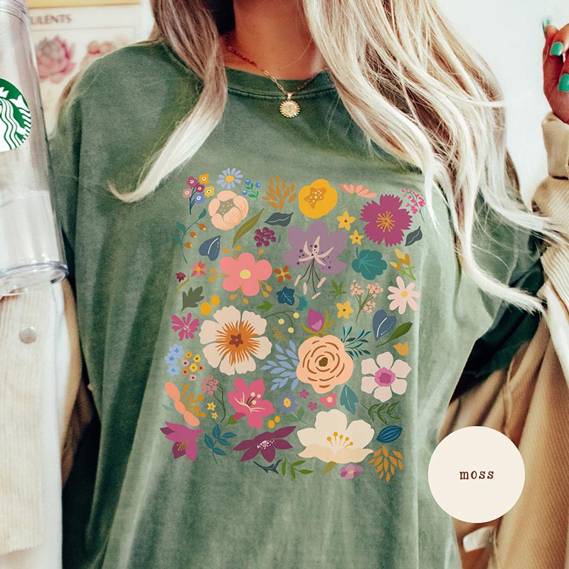 Wildflower Nature-inspired T-Shirt