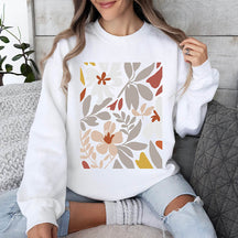 Boho Flower Print Sweatshirt