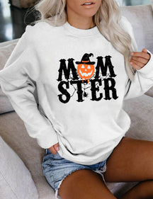 Momster Kürbis Halloween Sweatshirt 