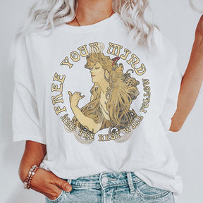 Free Your Mind Retro Nouveau  T-Shirt