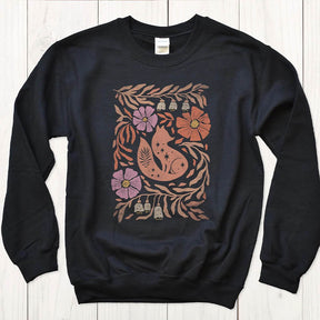 Boho Fall Cute Flower Sweatshirt