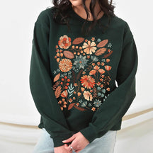 Pastel Floral Vintage Botanical Sweatshirt