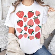 Cute Strawberry Fruit Gift T-Shirt