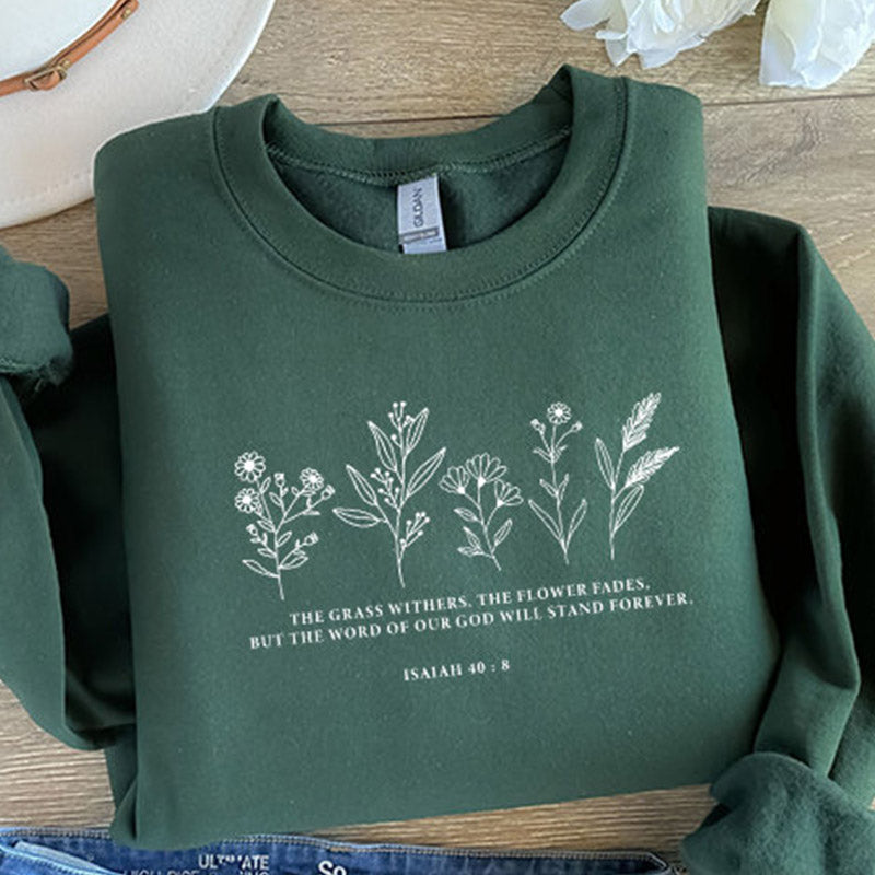 Wild Flowers Religious Gift Sweatshirt