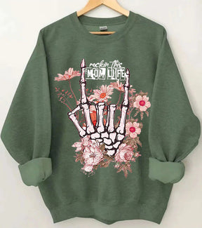 Rockin Cette maman vie Sweatshirt