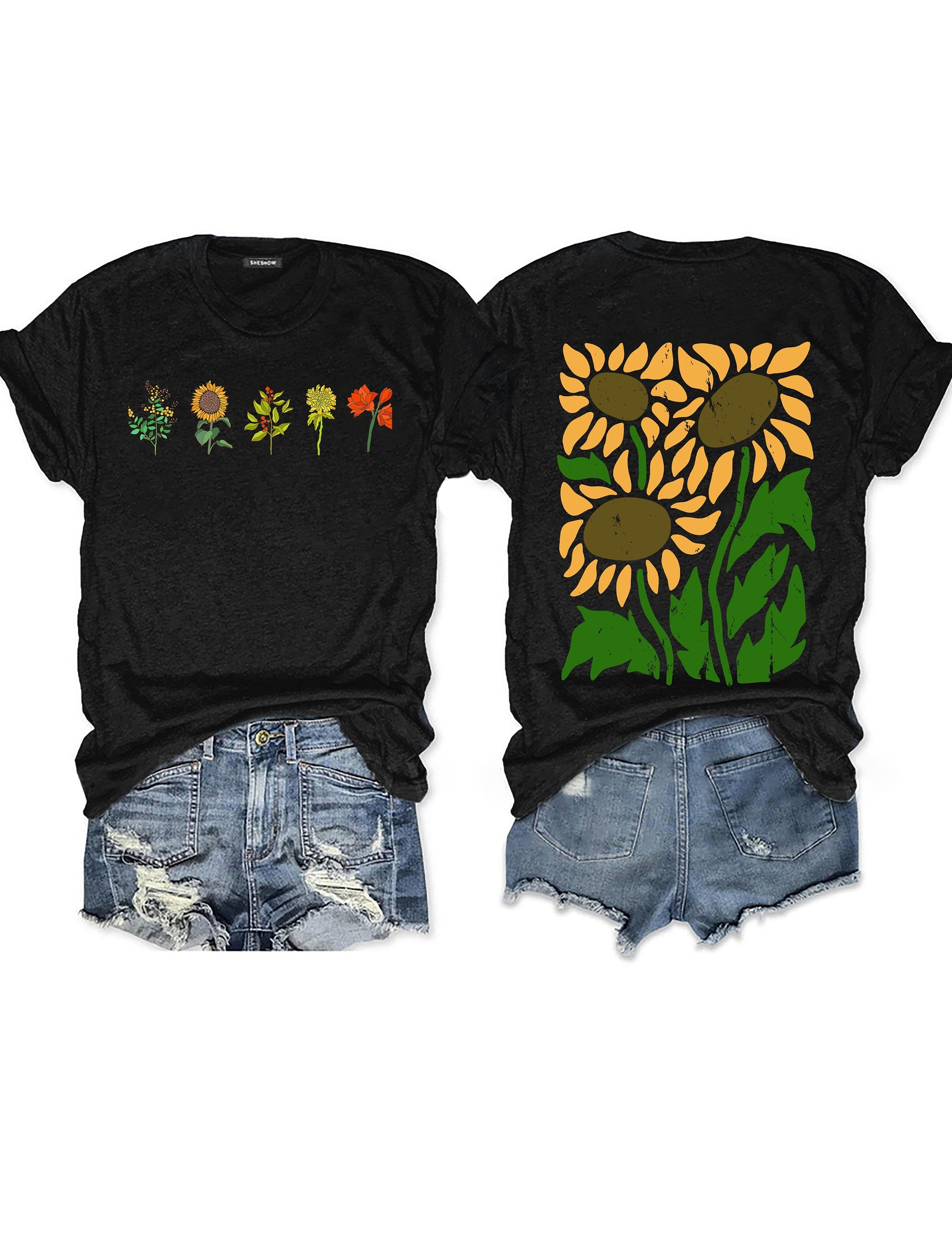 Boho Tournesol T-shirt