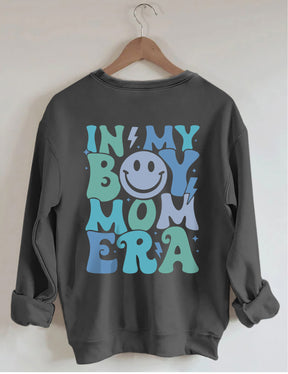 In My Boy Mom Era Sweatshirt 